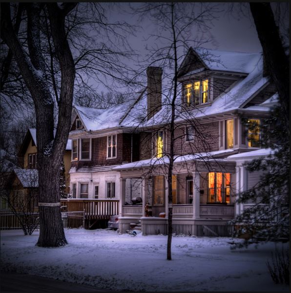 Winnipeg Homes at Christmas