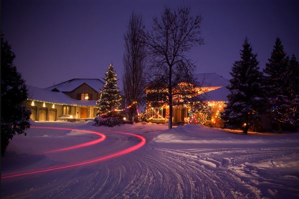 Winnipeg Homes at Christmas