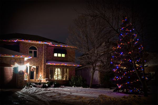 Winnipeg Homes at Christmas